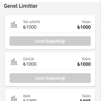 Vodafone Mobil Ödeme Limit Sorunu
