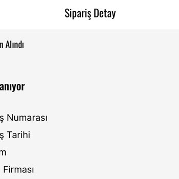 Sneaks Up Siparişin Kargolanmaması