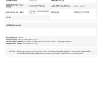 Onwin Bahis Finansal İşlemleri 5000