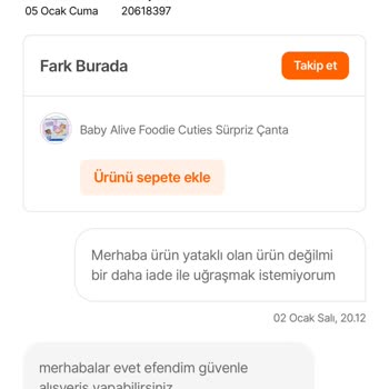 Hepsiburada 4 Kez Yanlış Ürün Gönderimi