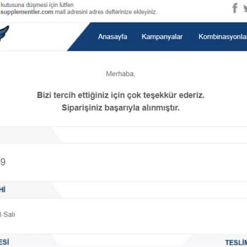 Aras Kargo Ve Suplementler.com Ne Kargomu Ne De Paramı Vermiyor!
