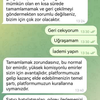 Tenderspool Paramın İadesini İstiyorum