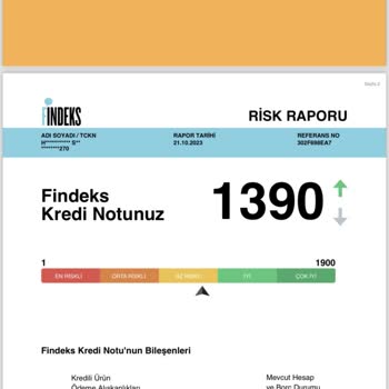Findeks Puanı Saçmalığı Acil Düzeltilmesini İstiyorum