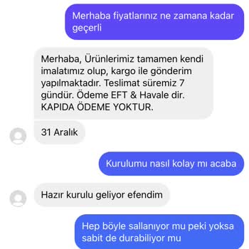 Ahşap Metal Ev Dekorasyon Elifcik Mobilya Şikayet