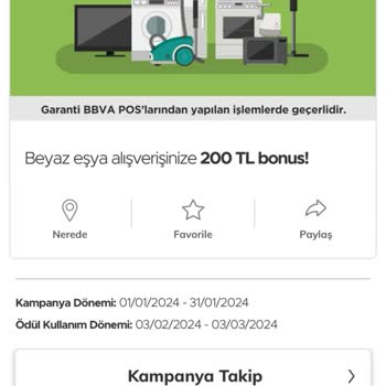 Garanti BBVA Bonusu Yüklemiyor