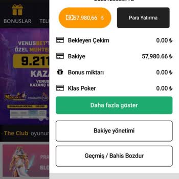 VenusBet Tecrübem Göz Önünde Bulundurulmalı