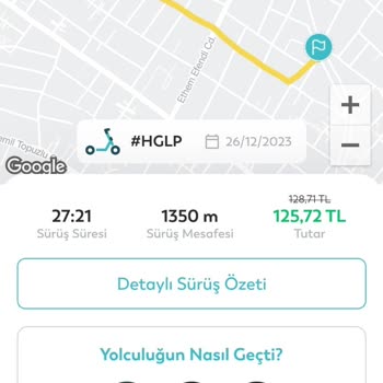 BinBin Sürüş Bitirme Sorunu - Fazla Ücret Ödemesi