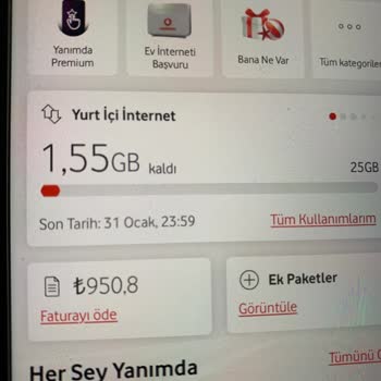 Vodafone Net Sınırsız Pakette Sürpriz Fatura Şoku!