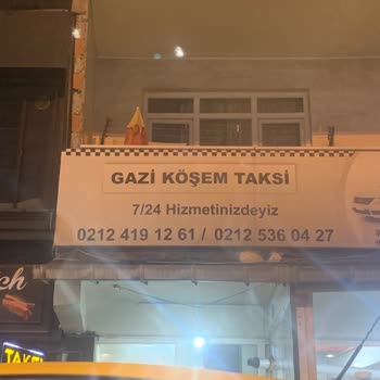 İBB - İstanbul Büyükşehir Belediyesi Gazi Mahallesi Köşem Taksi Durağı