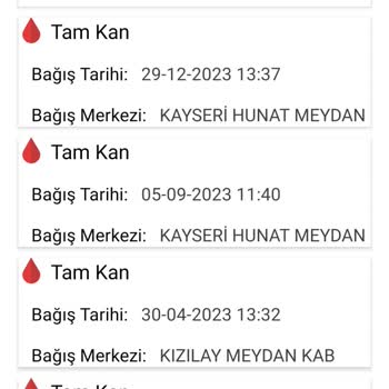 Türk Kızılay Dönüş Yaparsanız Sevinirim.