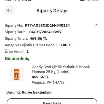 PttAVM Sipariş Teslim Etme Süresi