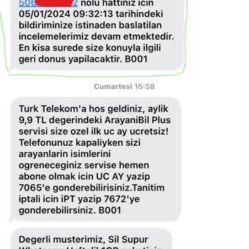 Türk Telekom Referans Sistemi Kaynaklı Taahhüt İptali