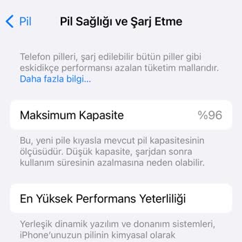 İPhone 14 Pro Pil Sağlığı