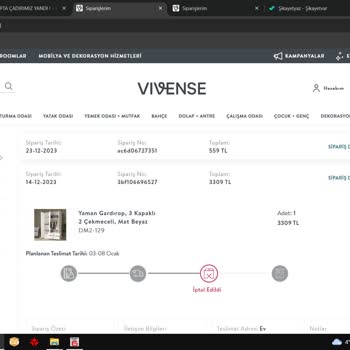 Vivense Tedarik Sorunları Ve Müşteri Memnuniyetsizliği