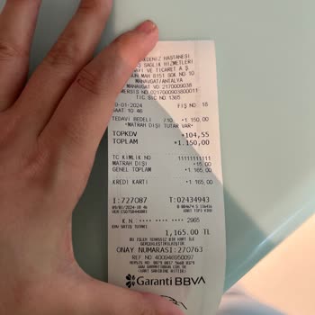 Özel Akdeniz Hastanesi Hastane Personelinin Soğuk Tavrı