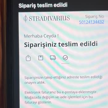 Stradivarius Teslimat Sorunu Ve Ürün Gelmemesi