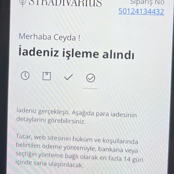Stradivarius Teslimat Sorunu Ve Ürün Gelmemesi