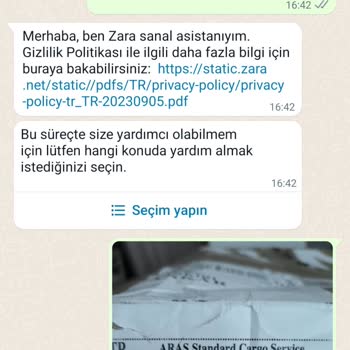 Zara Online Alışverişte Müşteri Mağduriyeti