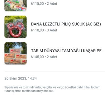 Cazip Gıda Bozuk Malzeme Gönderimi