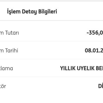 ING Kart Aidatı Ücreti