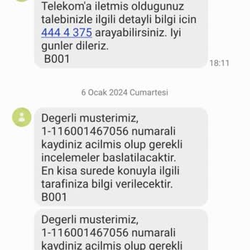 Türk Telekom Başvurumun Bir An Önce Sonuçlandırılmasını İstiyorum