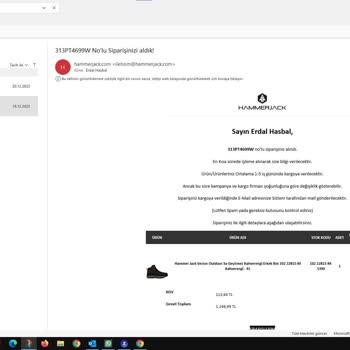 Hammer Jack Teslim Edilmeyen Ürün.