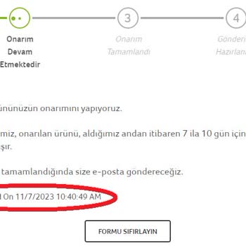 6 Aydır Teknik Serviste Parça Bekleyen Acer Bilgisayar