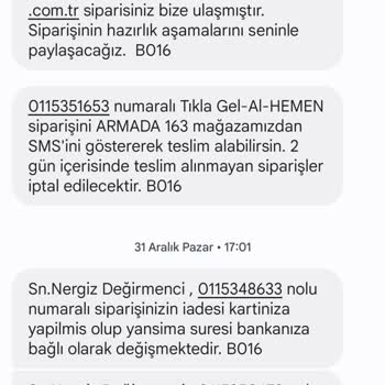 Watsons İademi Yapmıyor Muhatap Yok