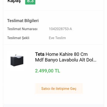 Koçtaş Para Alıyor Ürün Göndermiyor