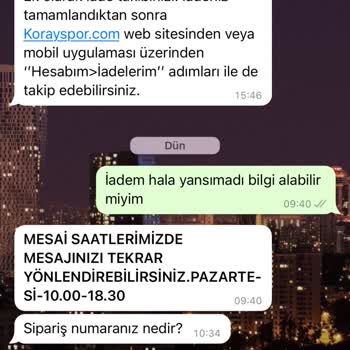 Koray Spor 28 Aralıktan Beri İademi Yapmadı