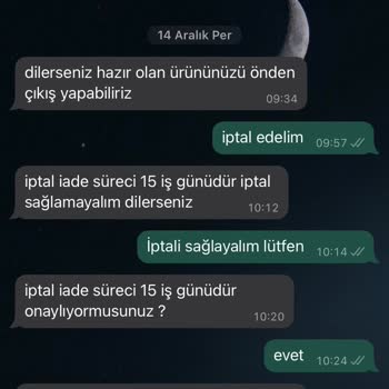 iloveshoes.com.tr Çizme Siparişi Ve İade Sürecinde Hayal Kırıklığı