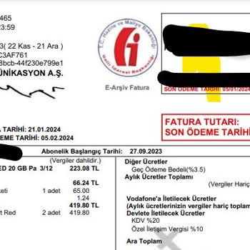 Vodafone Kullanılmayan Paketlerin Ücretini Alıyor