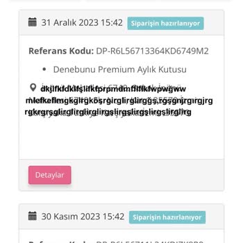 Denebunu.com Premium Paketlerimi Göndermiyor