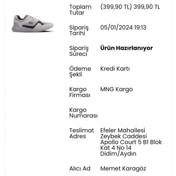 Slazenger Sipariş Ettiğim Ürünü Göndermiyor