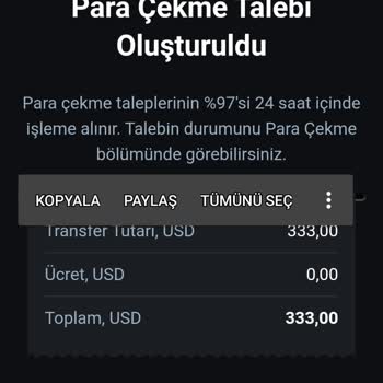 Olymp Trade'de İptal Edilen Para Çekme Sorunu