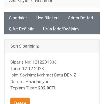 SüpürgeMarket Süpürge Marketim Teslim Edilmeyen Ürün