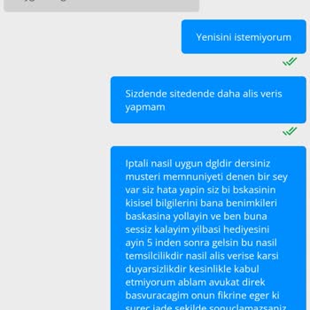 Vebudur.com Çiçek Sepeti Vebudur Satıcısı Şikayetçiyim.