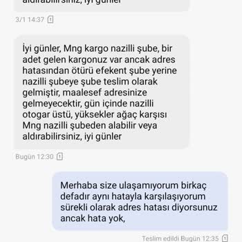 MNG Kargo Nazilli Şubesi Dağıtıma Çıkmıyor
