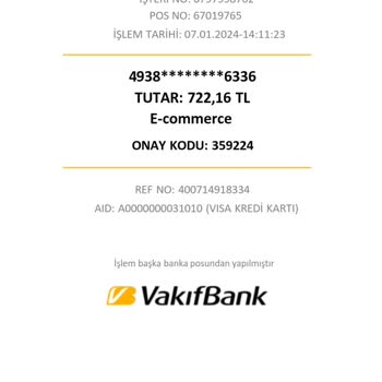 VakıfBank Provizyonda İken İptal Edileni Harcama Sayıyor