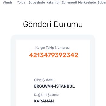 Aras Kargo Karaman Şube Hizmet Kalitesi