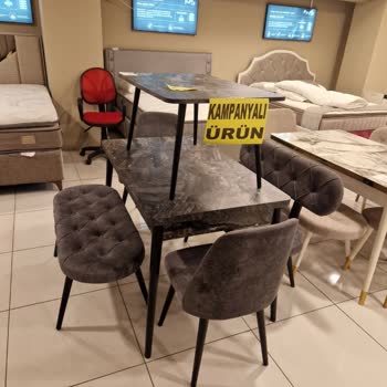 Evkur Alışveriş Mutfak Masası Takimi