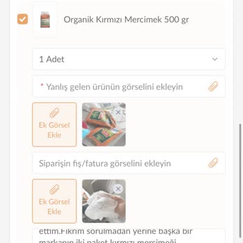 Trendyol Hızlı Market Yanlış Sipariş Teslimi Ve Eksik Fatura