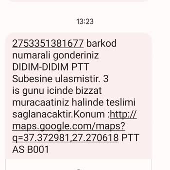 Didim PTT Kargo Teslimat Yapmıyor