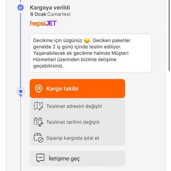 Hepsijet Kargomu Belirtilen Tarihte Ulaştırmadı