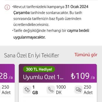 Vodafone Tarife Önerisiyle Aldatabilir Sizi De Aman Dikkat
