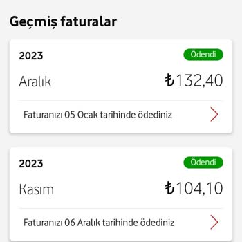 Vodafone Taahhüt Yerine Getirmemesi