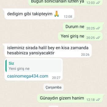 Casinomega Ödeme Yapmıyor. Oyalıyor
