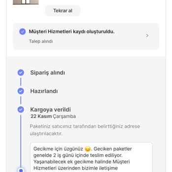 Kelebek Mobilya Ürün Teslim Etmiyor
