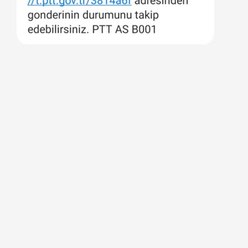 PTT Kargomu Çok Geciktirdi