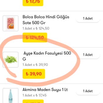 Cepte Şok Eksik Ürün Teslimatı